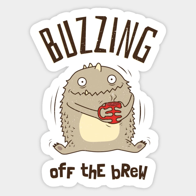 Buzzing off the Brew Sticker by propellerhead